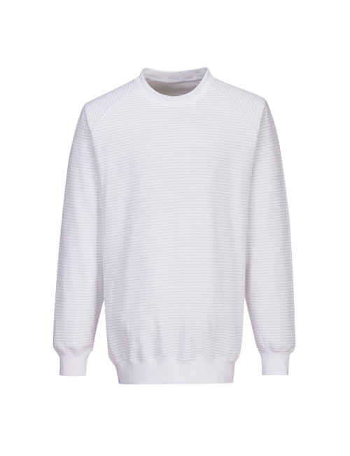 ESD-Antistatik-Sweatshirt weiß Portwest