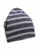 2Insulatex striped knitted hat gray Portwest