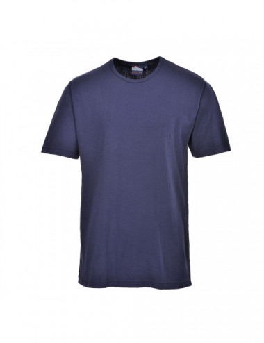 Kurzarm-T-Shirt, Marineblau, Portwest