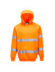 Orangefarbener Portwest-Hoodie mit hoher Sichtbarkeit