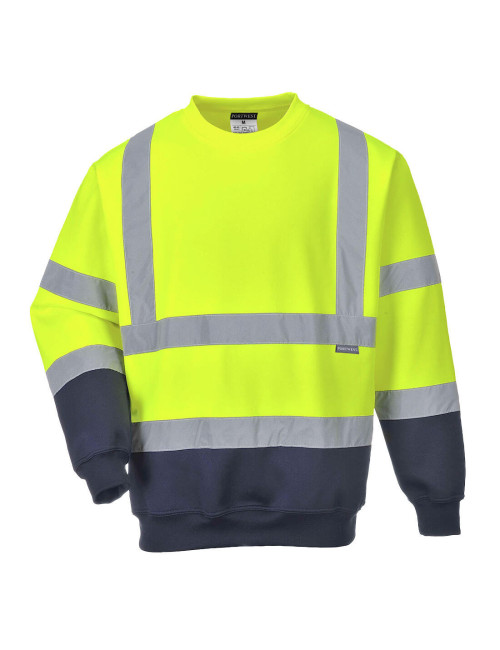Two-tone hi-vis jacket yellow/navy Portwest