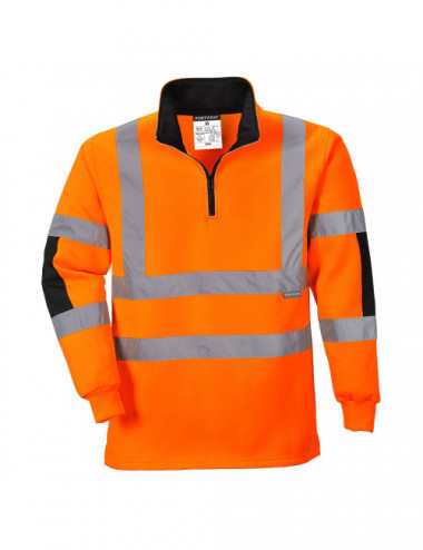 Portwest Rugby-Xenon-Warn-Sweatshirt orange