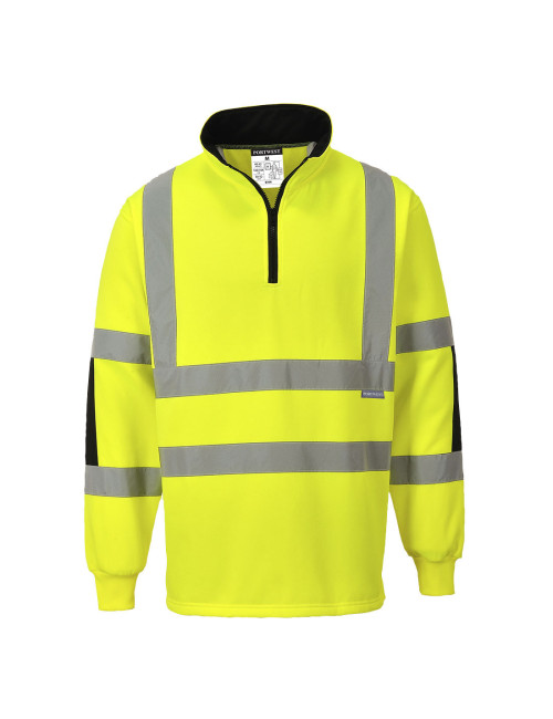 Portwest Rugby Xenon gelbes Warn-Sweatshirt