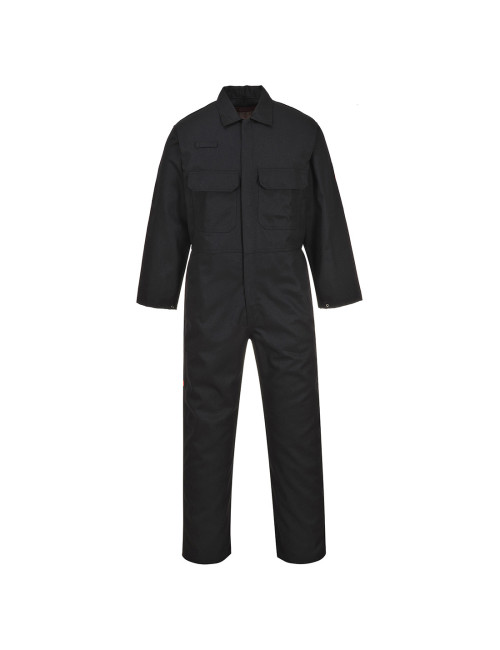 Bizweld black tall flame retardant coverall Portwest