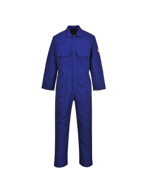 Bizweld royal blue flame retardant coverall Portwest