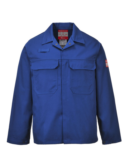 Bluza trudnopalna bizweld royal niebieski Portwest