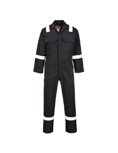 Bizweld iona flame retardant coverall black Portwest