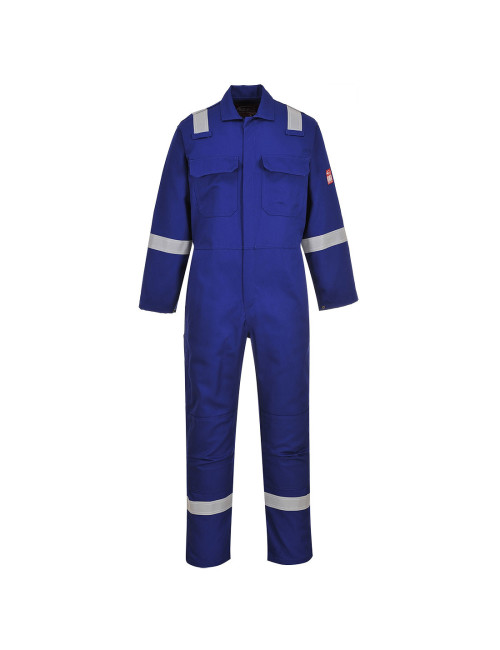 Bizweld iona royal flame retardant coverall blue Portwest