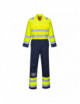 2Bizflame pro antistatic hi-vis coverall yellow/navy Portwest