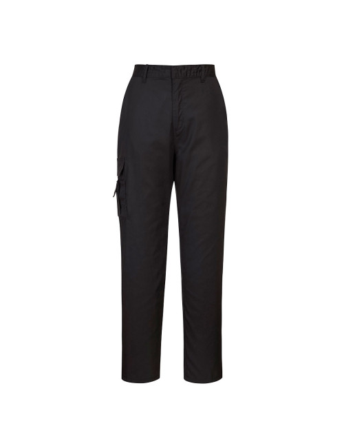 Women`s cargo pants black Portwest