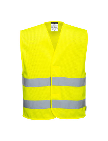 Double tape mesh hi-vis yellow Portwest