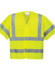Hi-vis short sleeve vest yellow Portwest