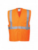 2Hi-vis vest with horizontal and vertical tape orange Portwest