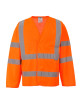 Hi-vis long sleeve vest orange Portwest