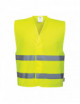 2Hi-vis with two horizontal tapes yellow Portwest