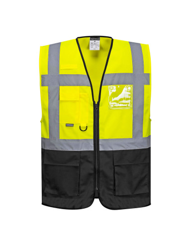Executive warsaw vest yellow/black Portwest
