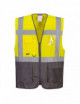 Executive warsaw vest yellow/grey Portwest