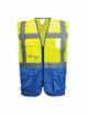 2Executive warsaw vest yellow/royal Portwest