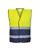 Two-tone yellow/navy hi-vest Portwest
