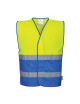 Bi-tone yellow/royal hi-vest Portwest
