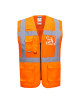 Executive madrid mesh vest orange Portwest
