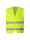 Hi-vis polyester cotton vest yellow Portwest