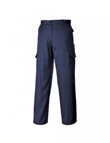 Navy tall cargo trousers Portwest