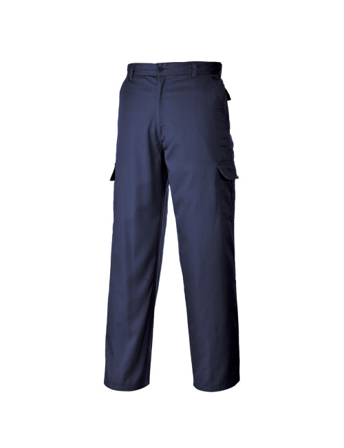 Navy tall cargo trousers Portwest