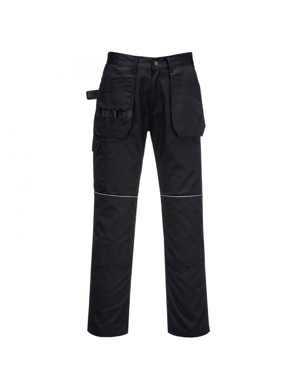 Tradesman black tall trousers Portwest