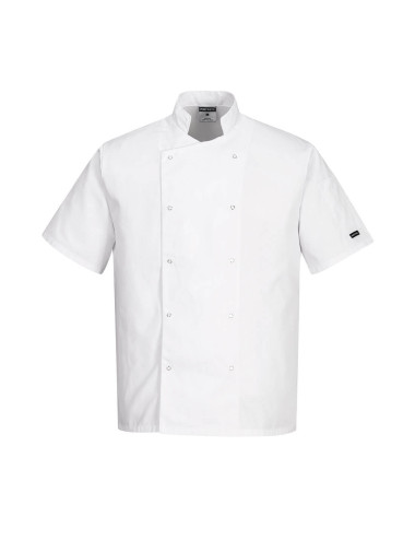 Chef sweatshirt cumbria white Portwest