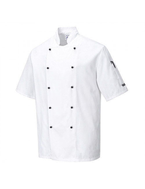 Chef sweatshirt kent white Portwest