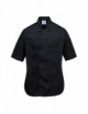 2Rachel short sleeve chef sweatshirt black Portwest