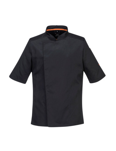 Meshair pro chef sweatshirt s/s black Portwest
