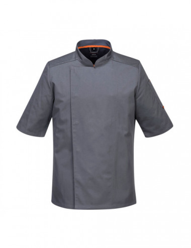 Meshair pro chef sweatshirt s/s slate gray Portwest