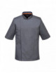 Meshair pro chef sweatshirt s/s slate gray Portwest