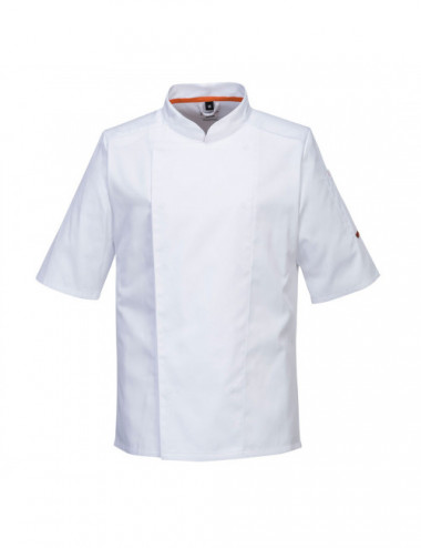Bluza szefa kuchni meshair pro s/s biały Portwest