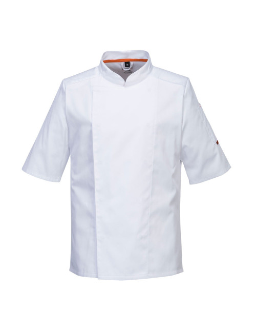 Bluza szefa kuchni meshair pro s/s biały Portwest
