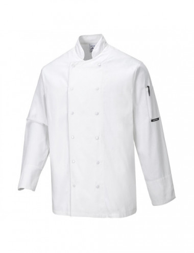 Chef sweatshirt dundee white Portwest