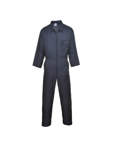Lightweight nylon zipper jumpsuit navy Portwest