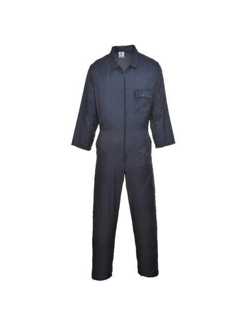 Lightweight nylon zipper jumpsuit navy Portwest