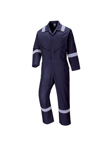 Marineblauer Iona-Jumpsuit aus Baumwolle von Portwest