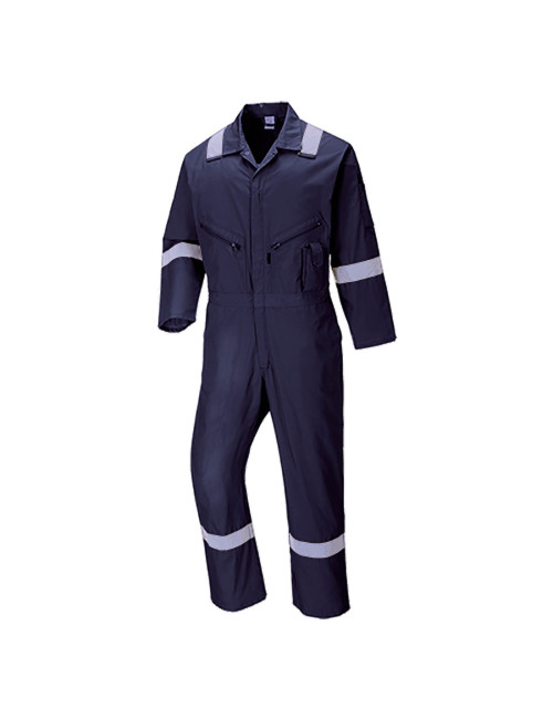 Marineblauer Iona-Jumpsuit aus Baumwolle von Portwest