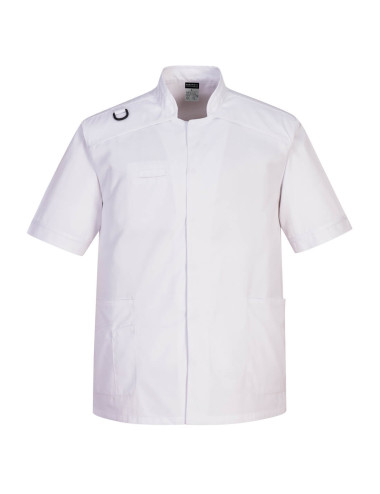 Men`s medical tunic white Portwest