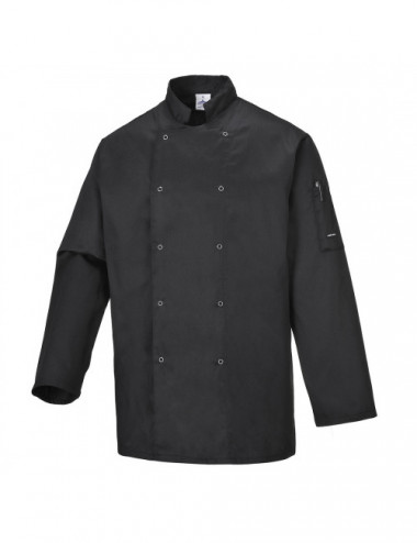 Suffolk chef sweatshirt black Portwest