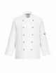 Somerset chef jacket white Portwest