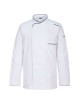 Surrey long sleeve chef sweatshirt white Portwest