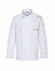 Surrey long sleeve chef sweatshirt white Portwest