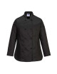 Chef Rachel Langarm-Sweatshirt schwarz Portwest