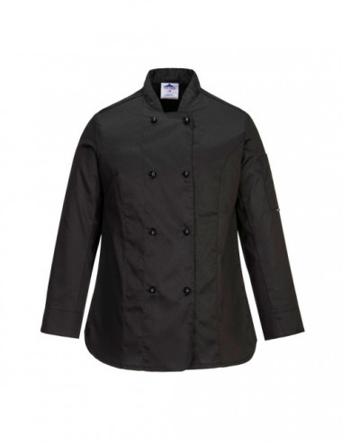 Chef rachel long sleeve sweatshirt black Portwest