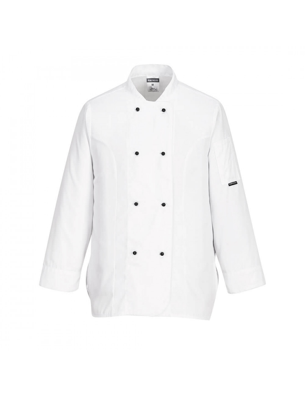 Chef rachel long sleeve shirt white Portwest